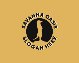 Savanna - Meerkat Zoo Wildlife logo design