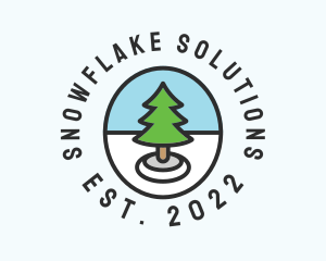 Winter - Winter Pine Tree logo design