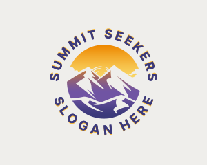 Mountain Summit Adventure logo design