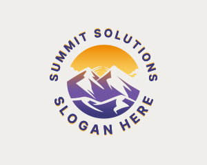 Mountain Summit Adventure logo design