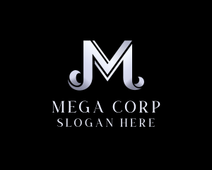 Metallic Luxury Hotel logo design