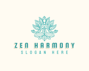 Zen Meditation Yoga logo design