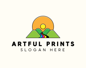 Printing Hills Land logo design