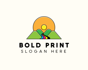 Printing Hills Land logo design