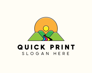 Printing Hills Land logo design