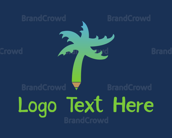 Tropical Tree Pen Logo
