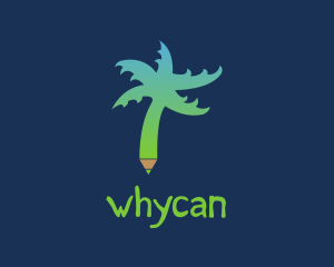 Tropical Tree Pen  Logo