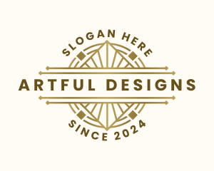 Luxury Art Deco logo design