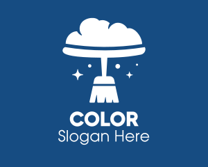 Cloud Broom Cleaning  Logo