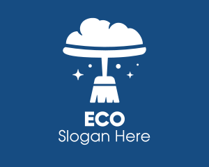 Cloud Broom Cleaning  Logo