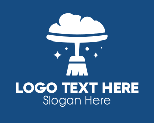 Cloud Broom Cleaning  Logo