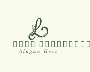 Lifestyle - Organic Leaves Letter L logo design