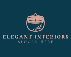 Scented Candle Spa logo design