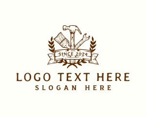 Rustic - Wreath Construction Tools logo design