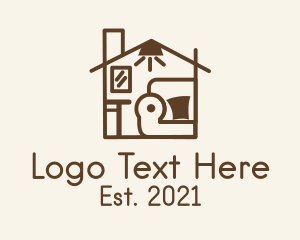 Home Service - Home Furniture Store logo design