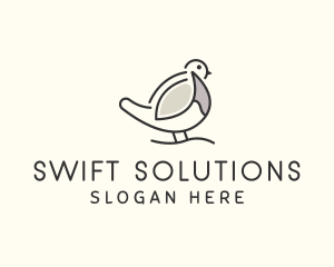 Swift - Wild Robin Bird logo design