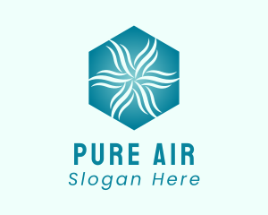 Wind Air Conditioning  logo design