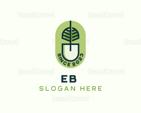 Lawn Gardening Shovel Logo