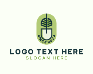 Lawn Gardening Shovel Logo