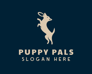 Puppy - Puppy Dog Frisbee logo design