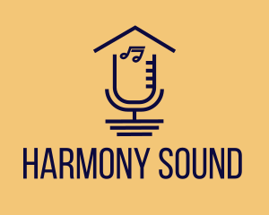 House Studio Recording  logo design