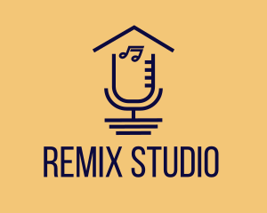 House Studio Recording  logo design