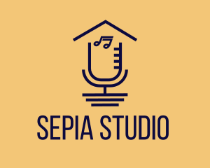 House Studio Recording  logo design