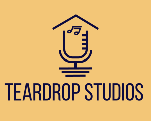 House Studio Recording  logo design