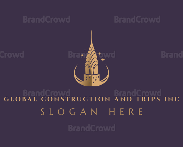 Luxury Skyscraper Architecture Logo