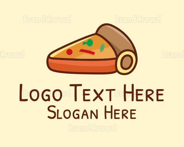 Pizza Pie Slice Logo