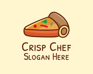 Pizza Pie Slice  logo design