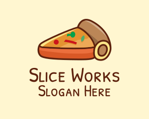 Slice - Pizza Pie Slice logo design