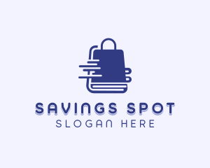 Discount - Book Shopping Bag logo design