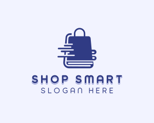 Shopping - Book Shopping Bag logo design