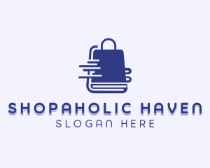 Shopping - Book Shopping Bag logo design