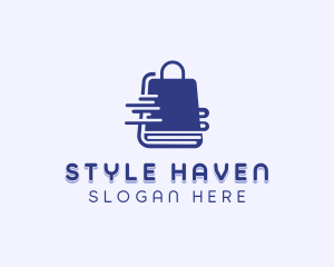 Book Shopping Bag logo design