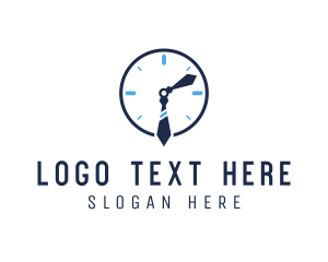 Schedule - Work Office Clock logo design