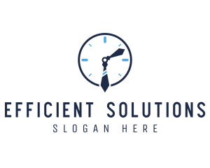 Work - Work Office Clock logo design