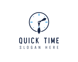 Minute - Work Office Clock logo design