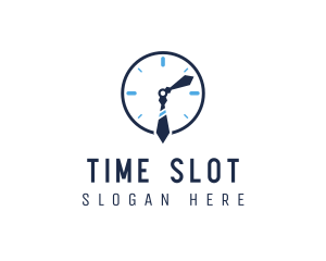 Work Office Clock logo design