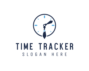 Work Office Clock logo design