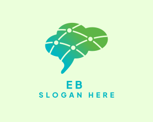 Mind - Brain Psychology Research logo design