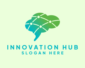 Incubator - Brain Psychology Research logo design