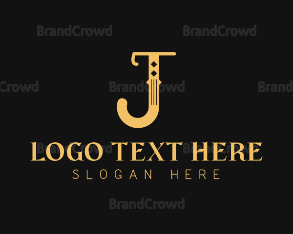 Stylish Company Letter J Logo