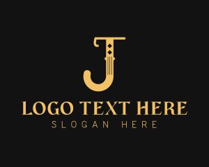 Event Organizer - Stylish Company Letter J logo design