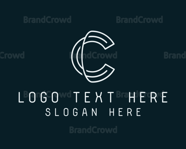 Minimal Tech Letter C Logo