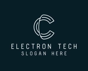 Minimal Tech Letter C logo design