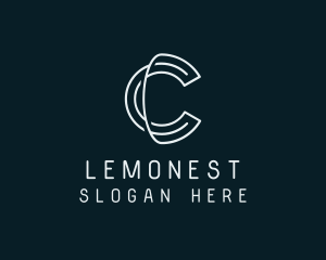 Networking - Minimal Tech Letter C logo design