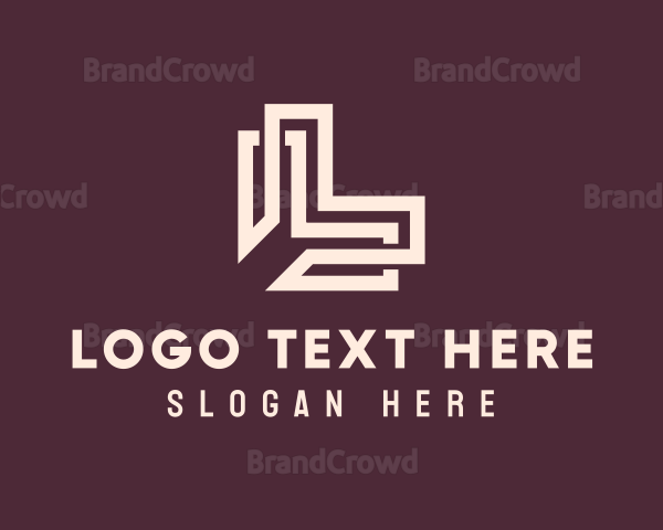 Intricate Business Letter L Logo