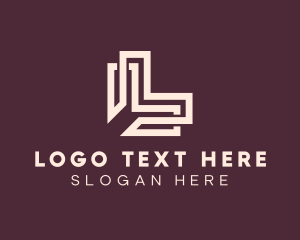 Firm - Intricate Business Letter L logo design